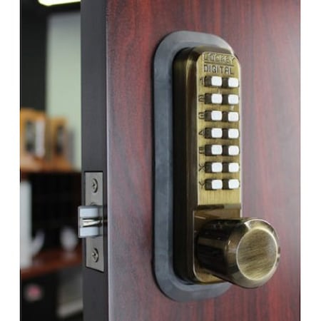 Mechanical Keyless Lock W/ Passage Single Combination Antique Brass